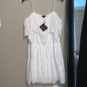 Short White Lace Dress